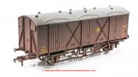 4F-014-028 Dapol Fruit D Van Number 2871 in GWR livery with Shirtbutton emblem - weathered